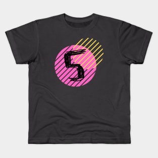 Lucky Number Circle: FIVE Kids T-Shirt